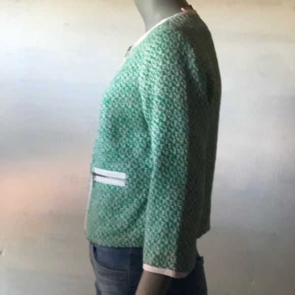 CAbi Cover Tweed Cropped Jacket Blazer 726 - Picture 2 of 7